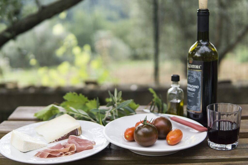 picnic, wine, european