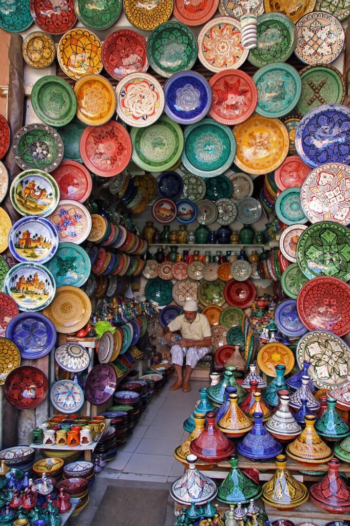 marrakesh, morocco, market