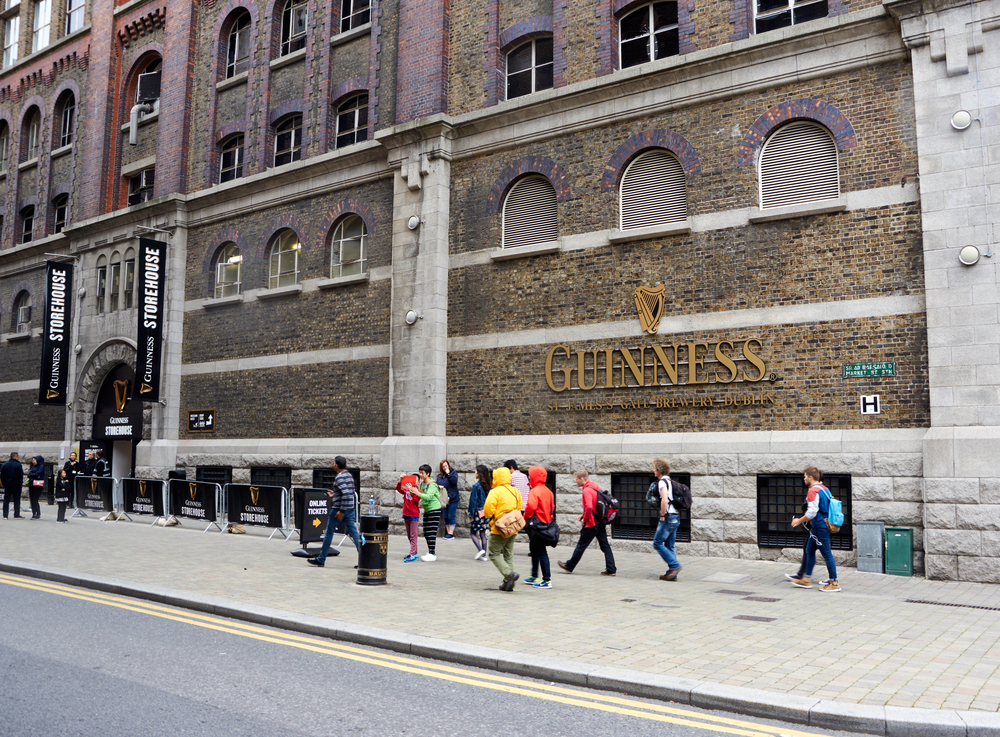 For a piece titled Where to Stay in Dublin, an exterior shot of the Guiness Storehouse in the Libertines, Dublin
