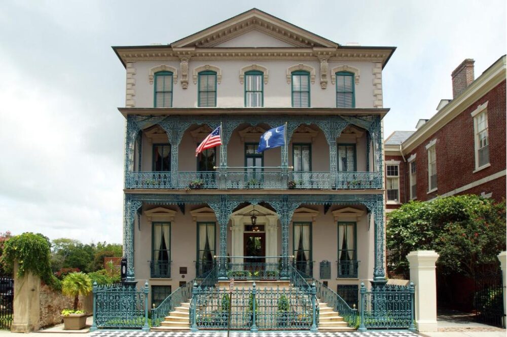 Exterior of the John Rutledge House Inn, one of the best boutique hotels in Charleston, SC