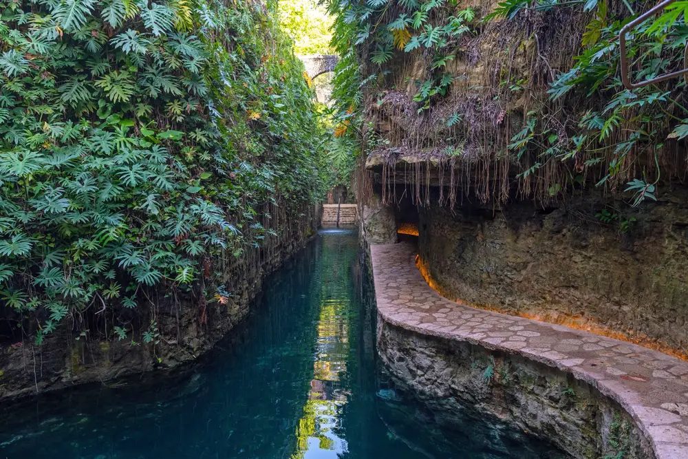 Picturesque view of the Cenote of Mucuyche, as seen during the best time to visit Merida, Mexico