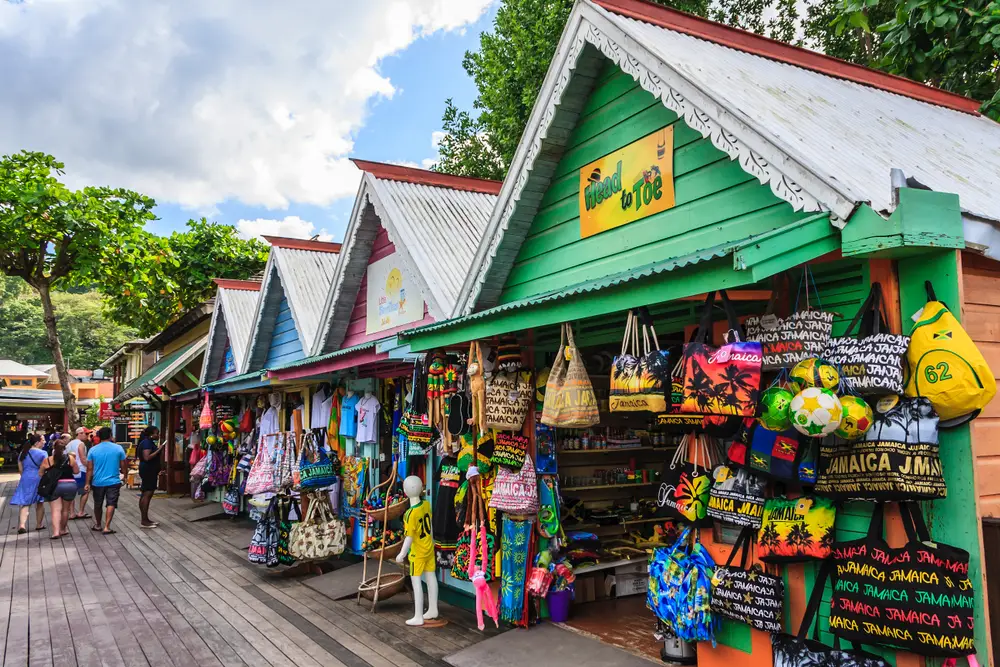 Photo of the souvenir shop in Ocho Rios for a guide titled Trip to Jamaica Cost