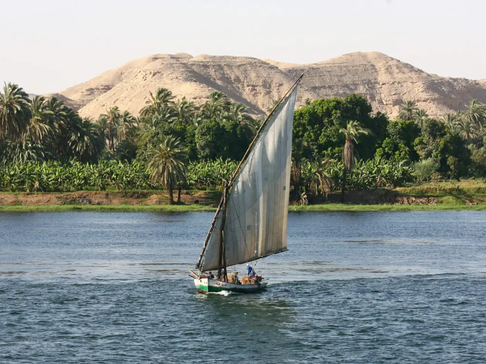 Ιστιοπλοϊκό στον ποταμό Νείλο για μια ανάρτηση με τίτλο Είναι η Αίγυπτος ασφαλής για επίσκεψη