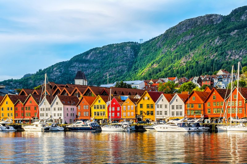 παραδοσιακά σπίτια γειτονιά Bryggen - τι να επισκεφτείτε στη Νορβηγία - πράγματα να επισκεφτείτε στη Νορβηγία - Νορβηγία τι να επισκεφτείτε