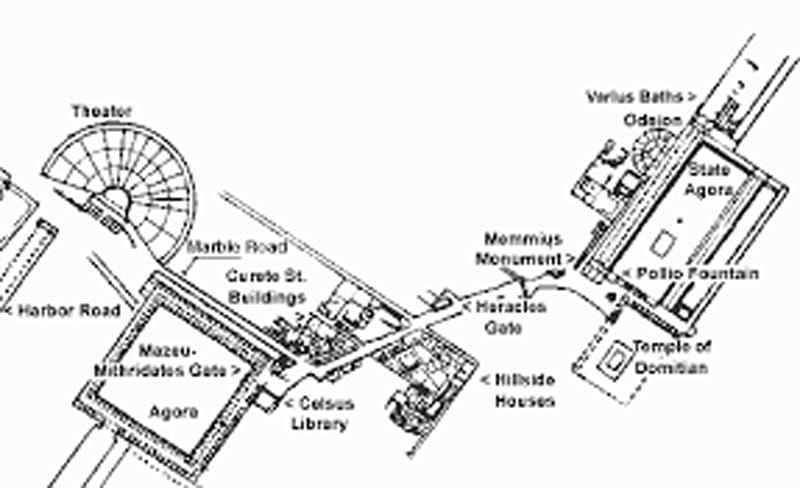 χάρτης - ephesus Türkiye map - Türkiye ephesus map - ephesus map