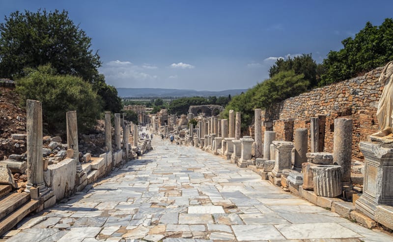 Marble Street Ephesus Turkey Αρχαιολογικός Χώρος